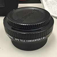 SIGMA シグマ APO TELE CONVERTER 1.4x DG テレコン